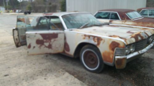 1965 lincoln continental hardtop suicide doors, for parts or repair