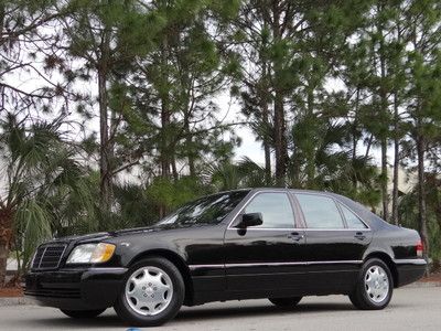 1995 mercedes s500 low 89k miles all balck! rare find highly optioned!