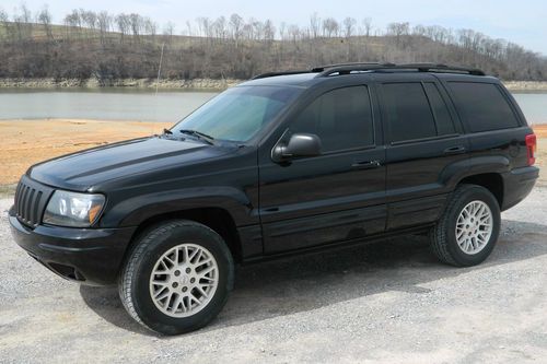 2001 jeep grand cherokee limited 4x4 black