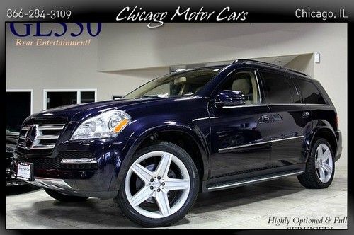 2012 mercedes benz gl550 4-matic only 17k miles! rear seat dvd navi 1-owner wow!