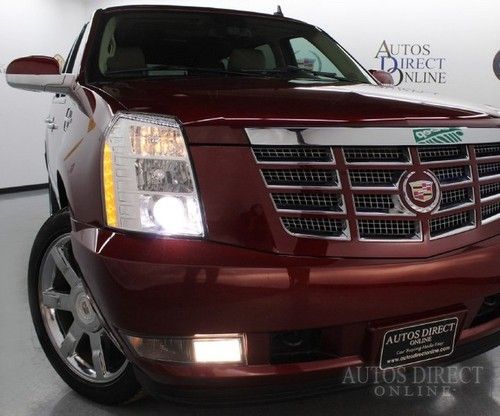 We finance 2011 cadillac escalade 1owner bose dvd htcldsts mroof factwrrnty hids