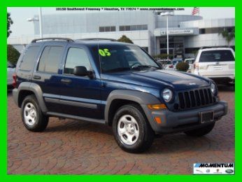 2005 jeep liberty sport 81k miles*cloth*1owner clean carfax*we finance!!