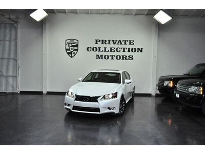2013 lexus gs350 *white/brown *owners manuals *msrp $51k *loaded *brand new