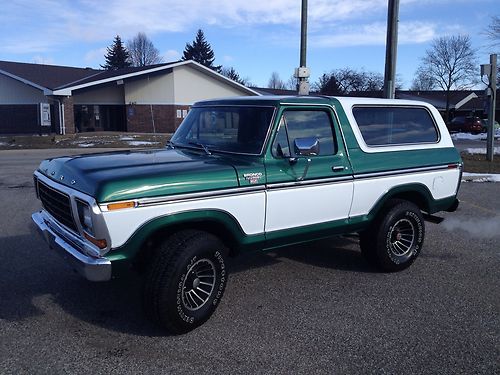 1979 ford bronco ranger xlt sport utility 2-door 5.8l