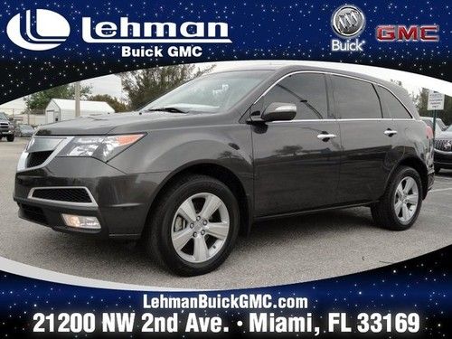 11 acura mdx awd 4x4 sunroof rearview camera very clean florida