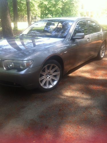 2002 bmw 745 i, gray w/ black, well mantained, 91,000 miles, clean, navigation