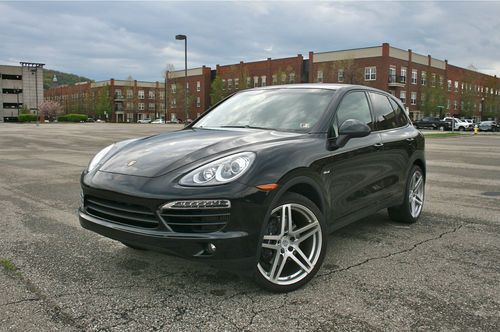 2013 porsche cayenne diesel - loaded!! private party!! one owner!