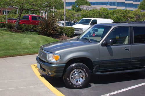 1999 mercury mountaineer 5.0l, leather, moonroof, 1 owner, awd, safe suv