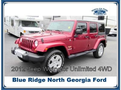 2012 jeep wrangler unlimited 4x4 loaded , low miles , 1 owner  like new !