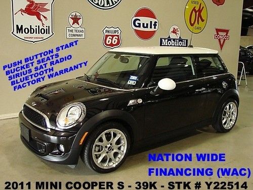 2011 cooper s,turbo,6 speed trans,cloth,bluetooth,17in wheels,39k,we finance!!