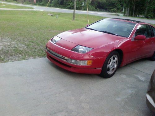 1990  nissan 300zx  red 2+2 t-tops