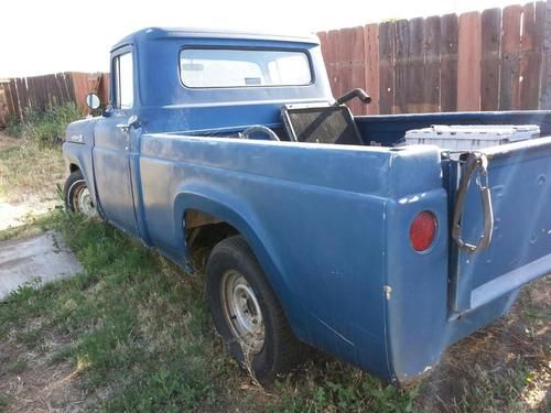 1960 ford f-100 pick-up project