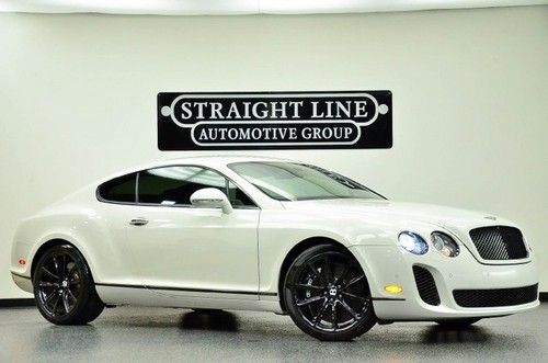 2010 bentley continental supersports white low miles
