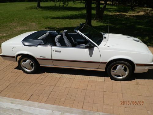 1985 chevrolet cavalier type-10 convertible 2-door 2.8l