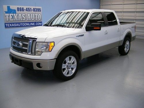 We finance!!!  2009 ford f-150 lariat 4x4 flex-fuel auto roof sync sony 1 owner!