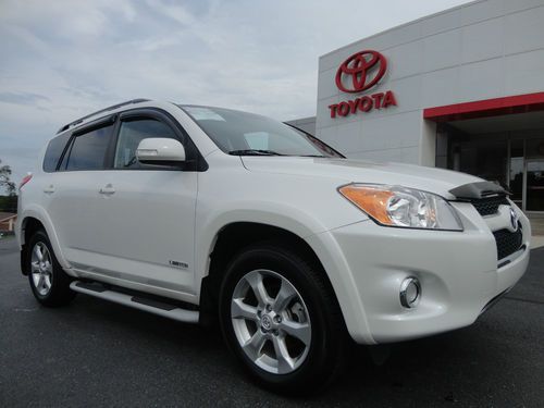2010 toyota rav4 4wd limited v6 sunroof heated leather certified video awd 4x4