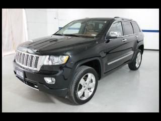 12 jeep grand cherokee 4x4 overland navigation sun roof leather low miles