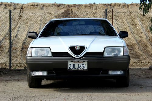 1991 alfa romeo 164l-low miles-1 owner-autocheck certified-xtra clean-no reserve