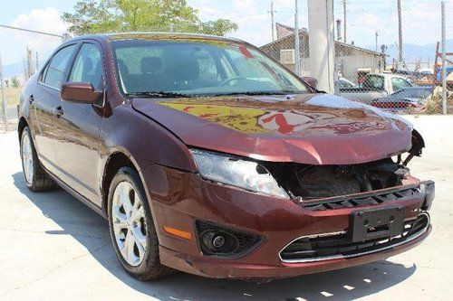 2012 ford fusion salvage repairable rebuilder fixer only 72k miles runs!!!