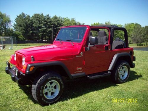 2004 jeep wrangler sport