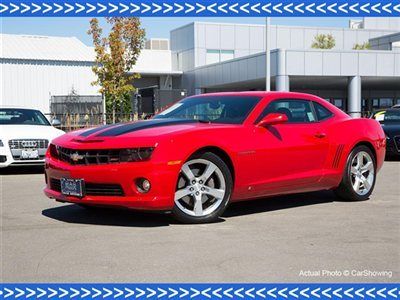 2010 camaro 2ss: victory red, rs package, offered by mercedes dealer, clean