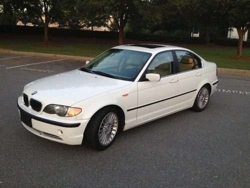 Alpine white 2002 bmw 330i sedan 4-door 3.0l (premium package) - 120k miles