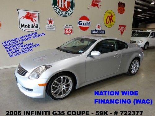 2006 g35 coupe,auto,sunroof,htd lth,bose,6 disk cd,19in whls,59k,we finance!!