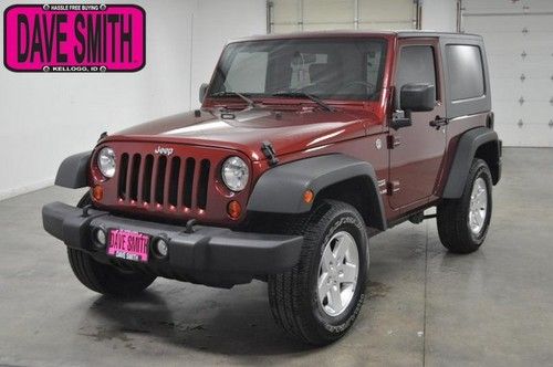 2010 red 4wd hard top auto 2dr ac cruise cloth aux bluetooth tow! call us today!