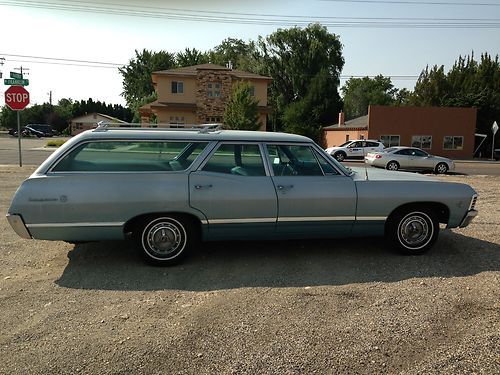 ONE OWNER 1967 CHEVY IMPALA WAGON 91K ORIGINAL MILES MATCHING NUMBERS AC/PB/PS, image 5
