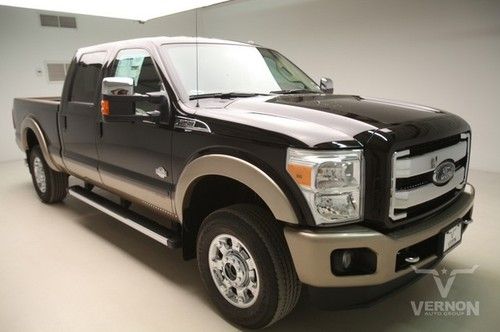 2013 king ranch crew 4x4 navigation leather heated 18s aluminum v8 diesel