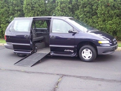 1999 dodge caravan wheelchair minivan handicap accessible