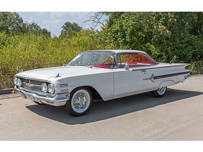 1960 impala bubble top, 348 v8, original a/c, complete nut and bolt restoration