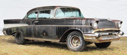 1957 chevy bel air 2 door hardtop 283 v8 3 speed manual a restorer's dream
