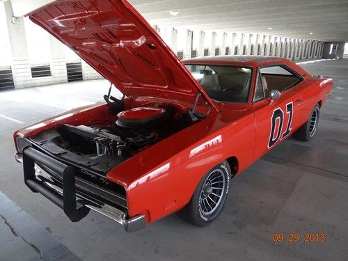 1969 #s matching dodge charger "general lee" custom interior, dukes of hazzard