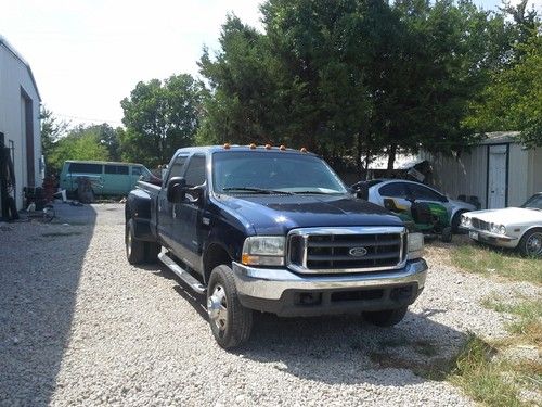 2002 ford f350 powerstroke 7.3l crewcab 4x4 dually one owner