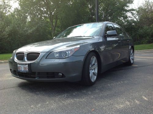2006 bmw 550i, charcoal/black, great condition