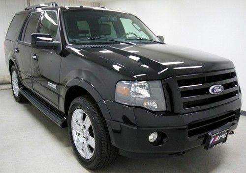 Finance available black expedition limited  5.4l v8 leather 3rd row dvd/cd ent