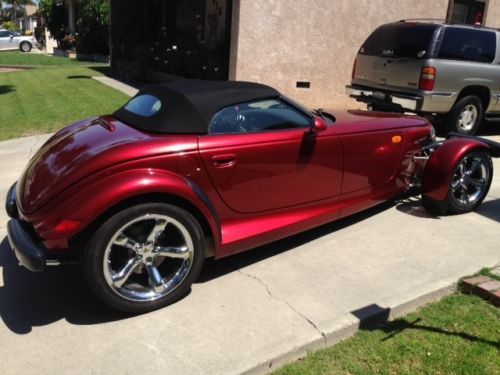 2002 candy red prowler roadster... like new condition,  1 of only 299 made