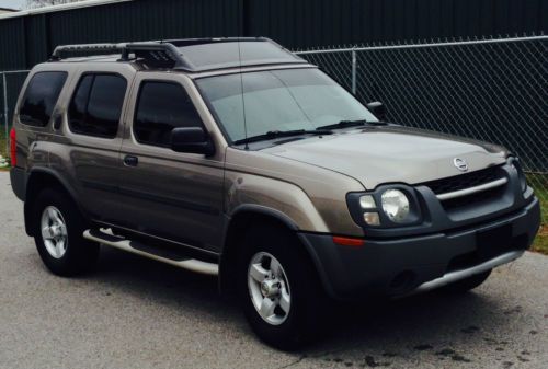 2004 nissan xterra 4 door gray suv automatic truck car tinted luggage rack steps