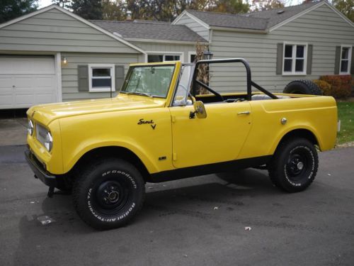 1968 international harvester scout 800 (4x4, bronco, jeep, land rover, fj)