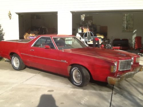 1979 ford ranchero 500 brogham pickup 351 project car