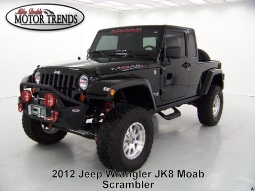 2012 jeep wrangler jk8 navigation custom moab industries 4x4 lifted mud tires 7k