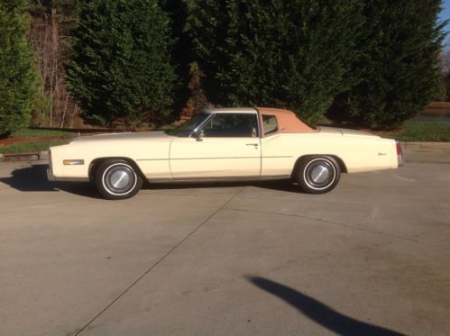 1976 cadillac eldorado hardtop rare fuel injected 41k california car no reserve