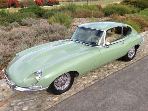 1968 jaguar e-type series 1.5 2+2 coupe. all original. two-owners. 52k miles.