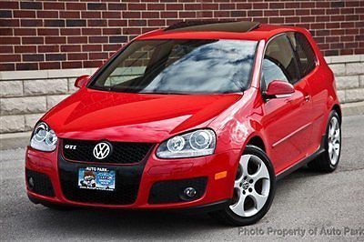 08 vw gti 6 spd manual  sunroof cd changer ipod connect power alloy red finance