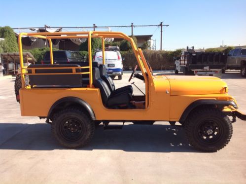 1979 jeep cj7  custom extended tour safari full cage az sold no rust