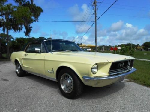 NO RESERVE 289 Automatic PS  Spring Time Yellow/Black Straight Rust Free Nice FL, image 29