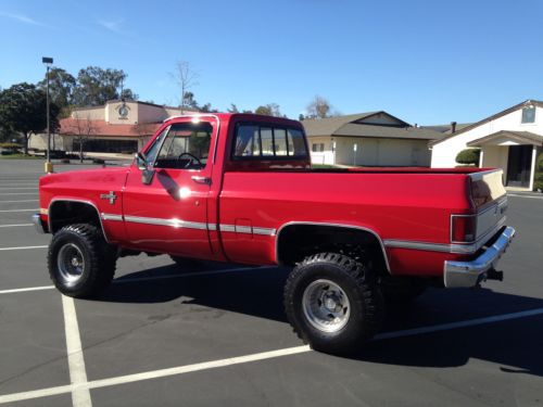 1987 CHEVY SHORT BED 4X4 RUST FREE NEW MOTOR AND TRANS, image 3