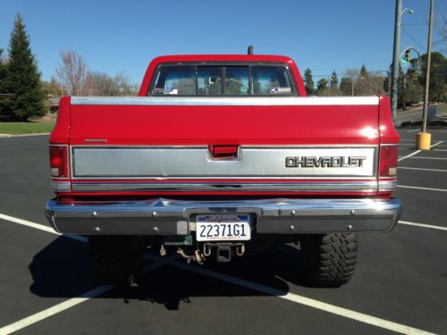 1987 CHEVY SHORT BED 4X4 RUST FREE NEW MOTOR AND TRANS, image 11