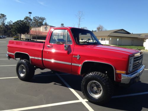1987 CHEVY SHORT BED 4X4 RUST FREE NEW MOTOR AND TRANS, image 15